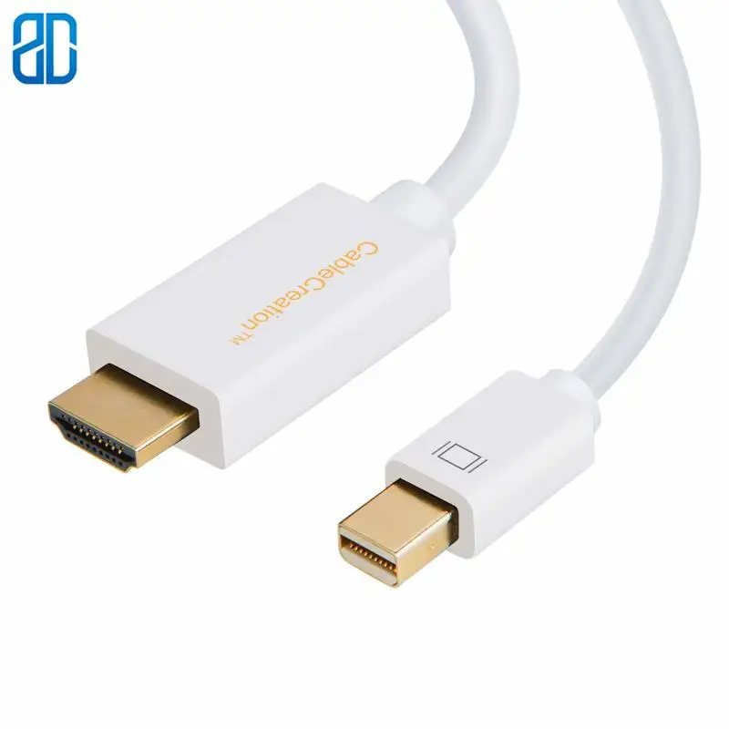 Mini DP-HDMI мини-порт дисплея (совместимый с портом Thunderbolt) к HDMI AV HDTV адаптер для Mac Book