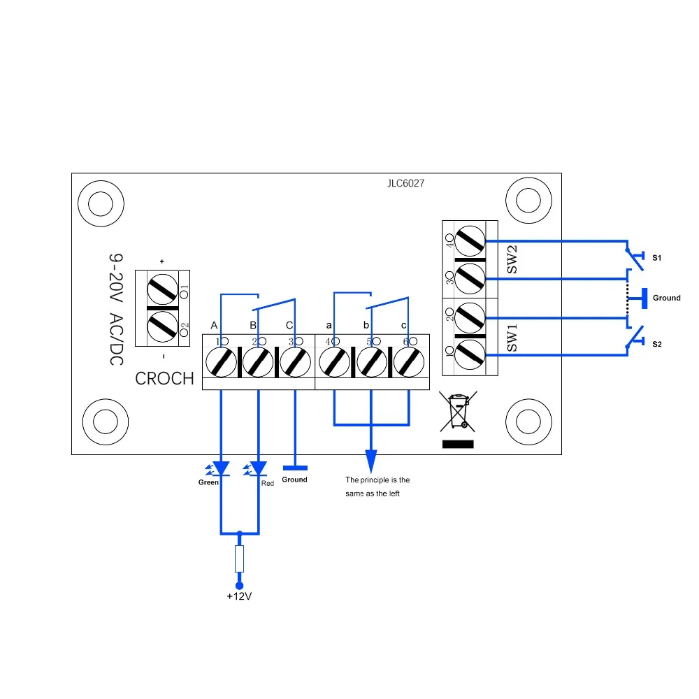 1pc Power Distribution Board Distributor+Accessories for Traffic Signal Flashing Control PCB009 | Игрушки и хобби