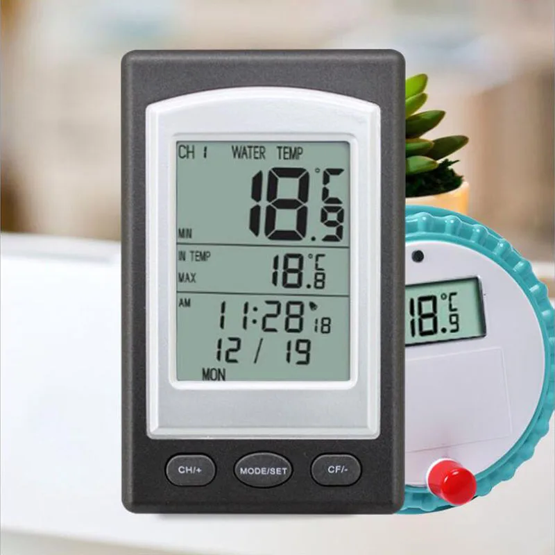Беспроводной термометр для бассейна домашняя ванна купания спа измеритель