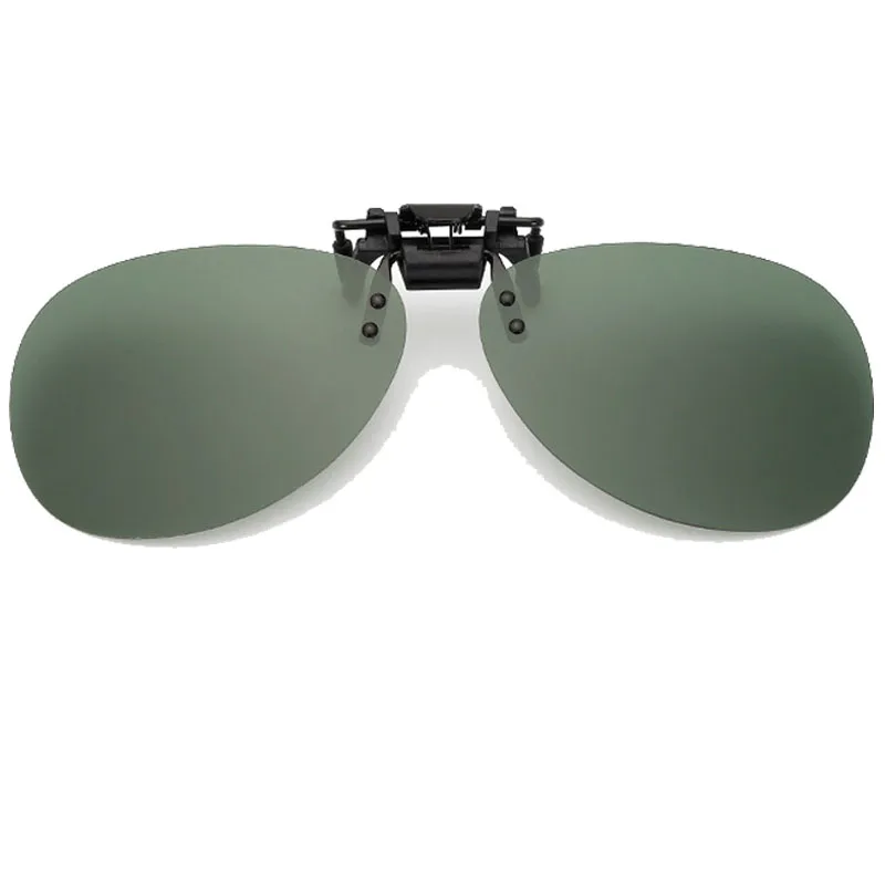 Dark Green VEGA поляризованные солнцезащитные очки на застежке для мужчин и женщин, очки для пилотов, подходят для очков с коробкой, солнцезащитные очки для очков по рецепту 236 - Цвет линз: Dark Green