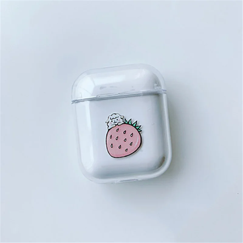 style 3 Для airpods чехол милый роскошный модный прозрачный жесткий чехол для Air Pods чехол Bluetooth беспроводные наушники для AirPod 2 Чехол - Цвет: style 3