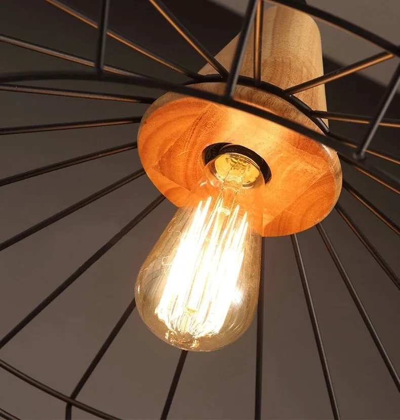 

Loft industrial vintage pendant lights Bar Kitchen Home Decoration E27 Edison Light Fixtures Iron Pulley Lamp Free Shipping