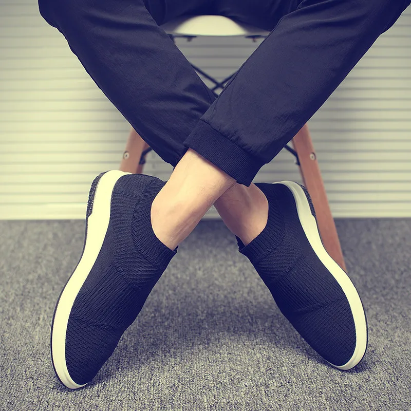 Flywire Socks Shoes Running for Men Breathable Slip-On Sneakers Air Mesh Sport Light Durable Sheos | Спорт и развлечения