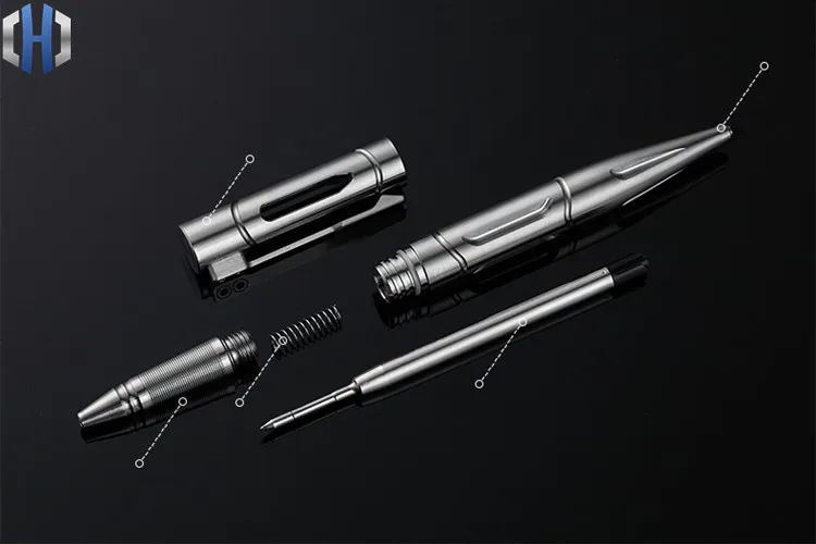 EDC тактическая ручка из титанового сплава Вольфрамовая стальная головка для
