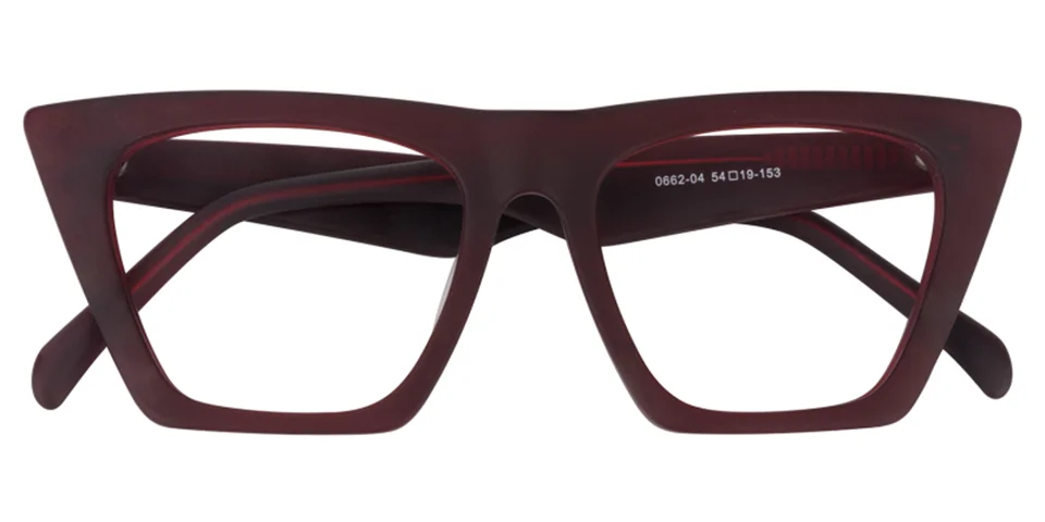 Zeelool Stylish Acetate Cat Eye Glasses Frame for Women with Non-prescription Clear Lens Cecile FP0662