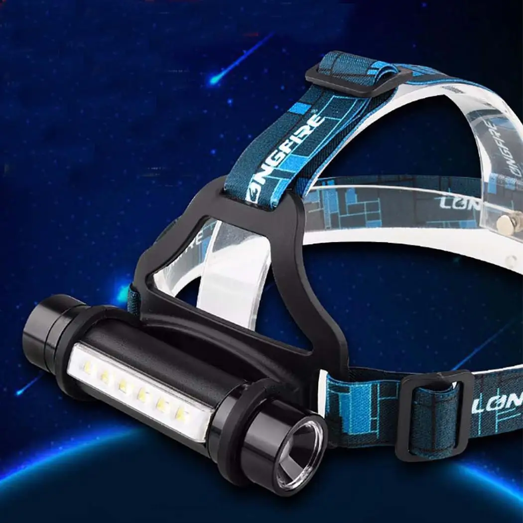6 LED Mini Headlamp USB Rechargeable 1 x Headlight Elasticity Headband Torch Head Casual Lamp Flashlight | Лампы и освещение