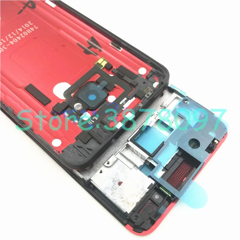 Новинка для HTC One M7 средняя рамка ЖК дисплей передняя Корпус и клей + Крышка