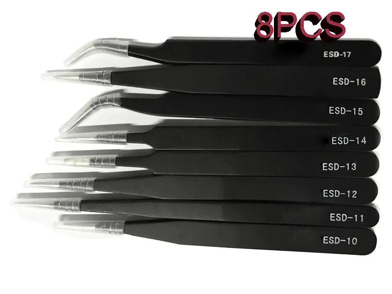 1 набор различных размеров ESD 10 11 12 13 14 15 Пинцет для 16|tweezers|tweezer esd-15tweezers set |