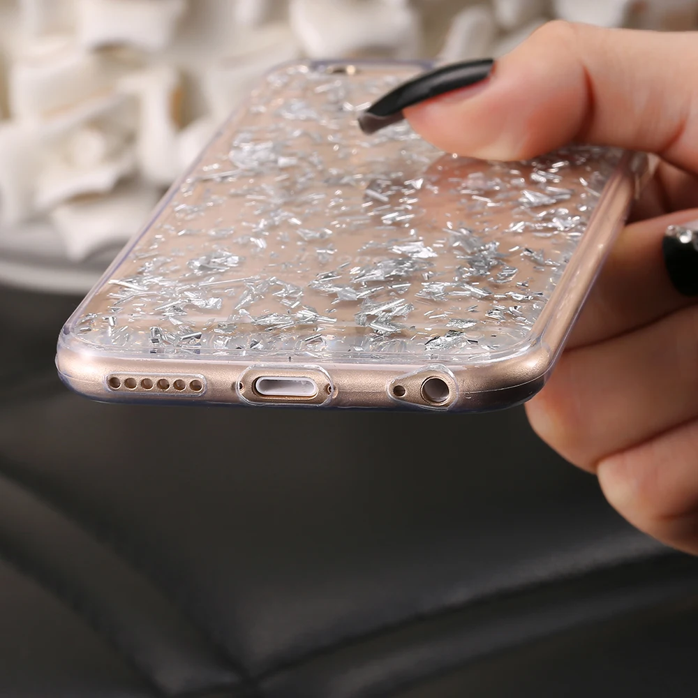 Kisscase Роскошные рисунком Чехол для iPhone 7 6 6S Блеск мягкий силиконовый чехол плюс 5S SE