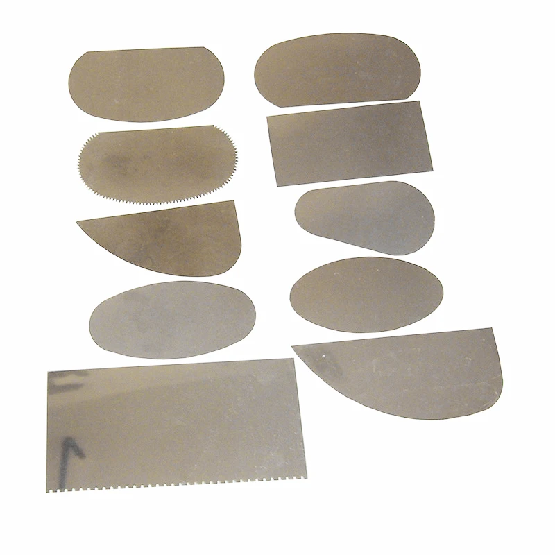 10 шт. нож для резьбы из нержавеющей стали мягкой глиняная посуда квадратная