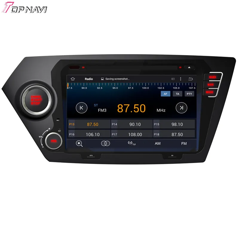 Topnavi 8 ''Восьмиядерный 2 Гб RAM Android 6 0 Автомобильный Радио Стерео GPS для KIA K2 2011-/RIO