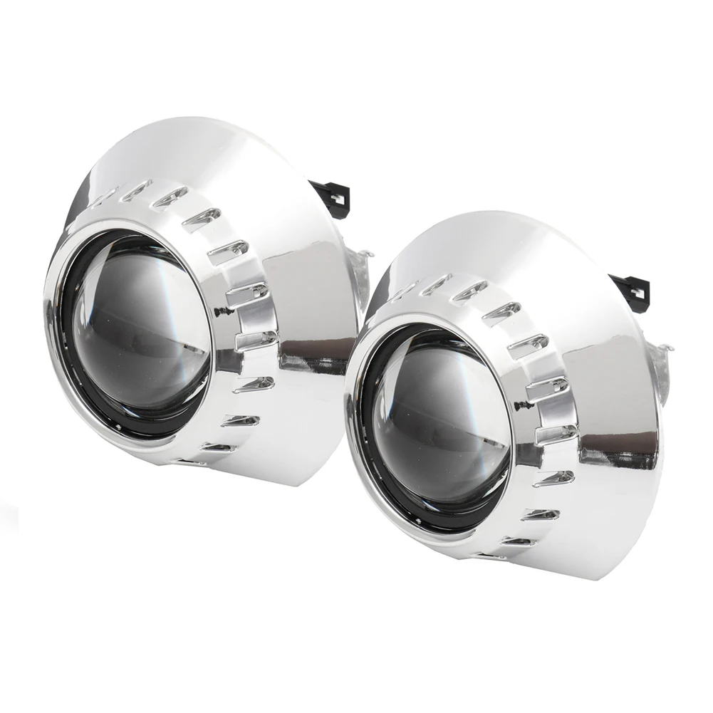 Биксеноновые HID H1 фары проектора 2 5 дюйма 1 пара линзы для модификации фар BMW E46