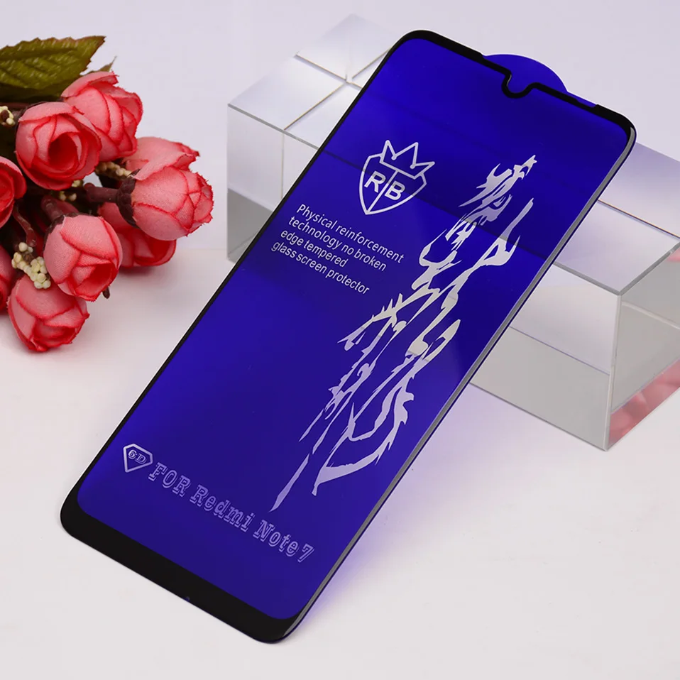 6D закаленное стекло для Xiaomi Redmi 8A Note 8 Pro 7 Mi 9 A2 Lite защита экрана 8a 7a защитное |