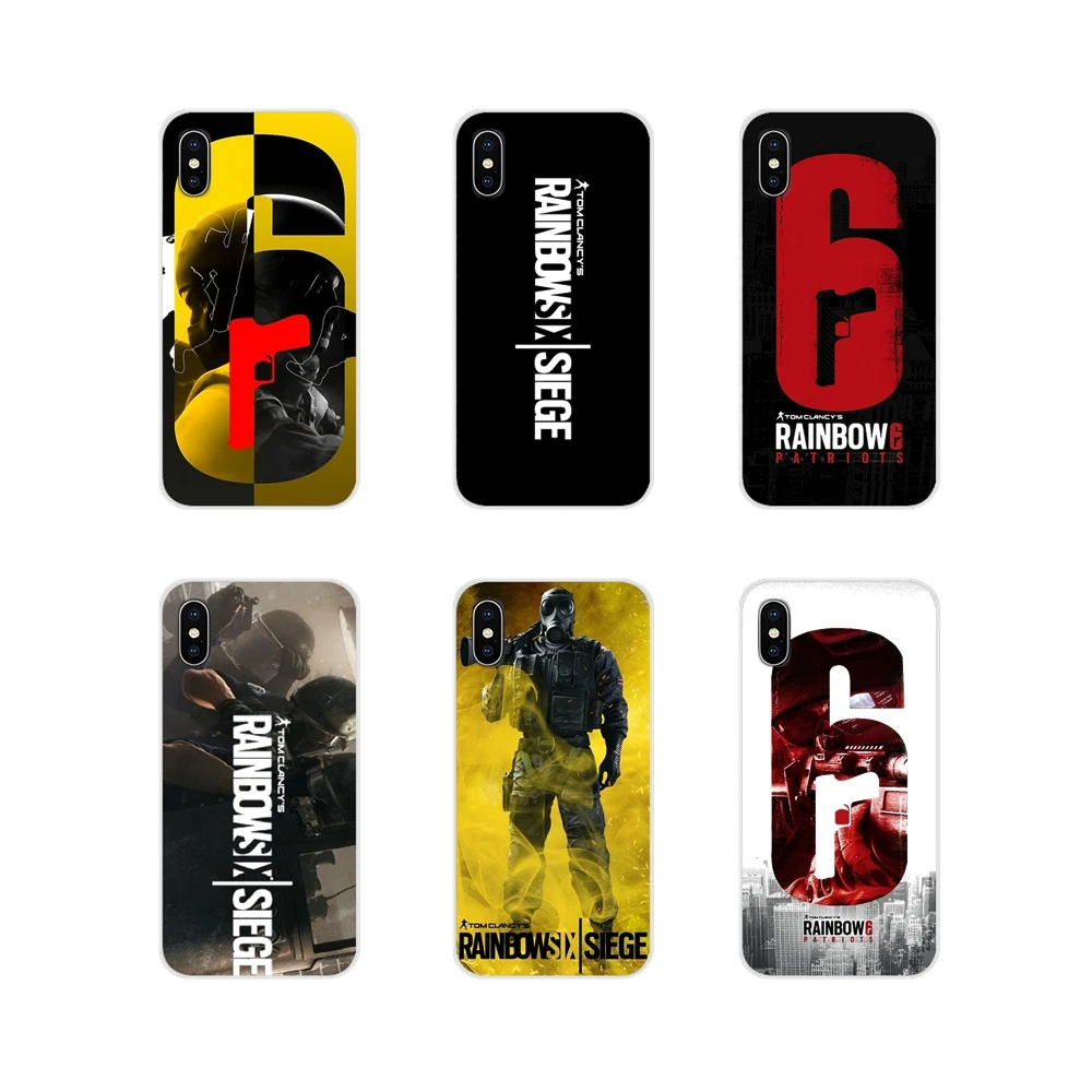 Аксессуары чехлы для телефонов rainbow six siege logo Xiaomi Redmi Note 6A MI8 Pro S2 A2 Lite Se MIx Max 2 3 Oneplus