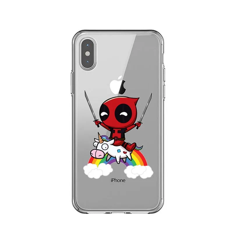 TPU Marvel Groot Железный человек паук Дэдпул Джокер Мягкий ТПУ чехол для телефона для iPhone X 11 Pro Max 6 6s 7 8 Plus XR XS MAX - Цвет: TPU