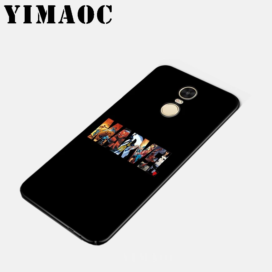 Мягкий силиконовый чехол YIMAOC Marvel Superheroes для Xiao mi Red 6 Note 4X 4A 5A 5 Plus A1 A2 Pro Lite 8 |