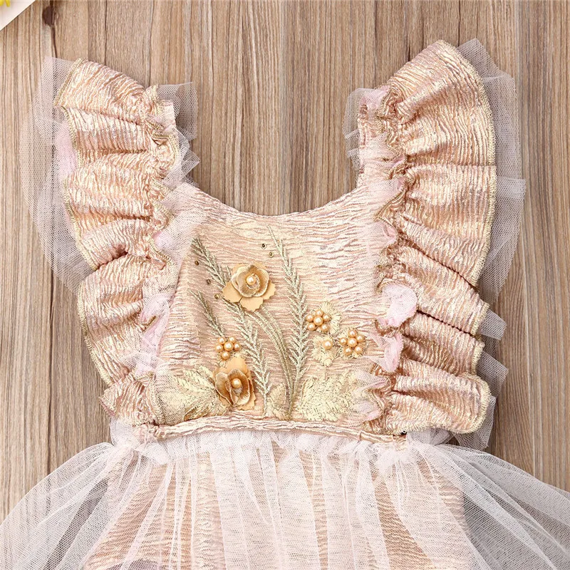 

Baby Girls Bodysuits Hot Summer New Baby Girls Clothes Floral Casual Sleeveless Lace Bodysuit Jumpsuit Newborn Infant Clothing