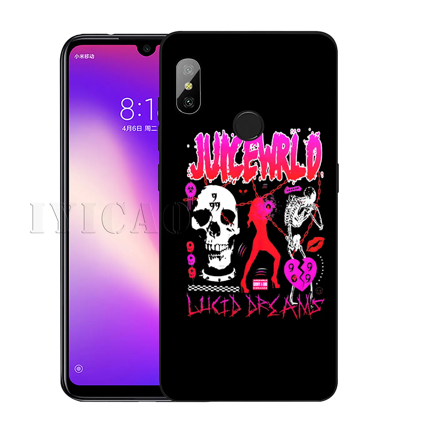 IYICAO Juice WRLD Death Race For Love Soft Silicone Case for Xiaomi Redmi K30 K20 8A 7A 6A 5A S2 GO Note 8 8T 7 5 6 Pro |