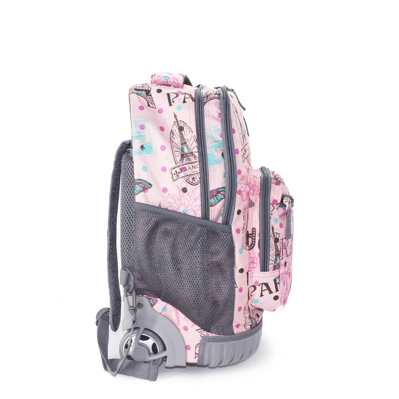 Rolling Backpack Children Trolley School Bags Laptop 18 Inch Multifunction Wheeled Bookbag Travel Bag for Kids and Students | Багаж и