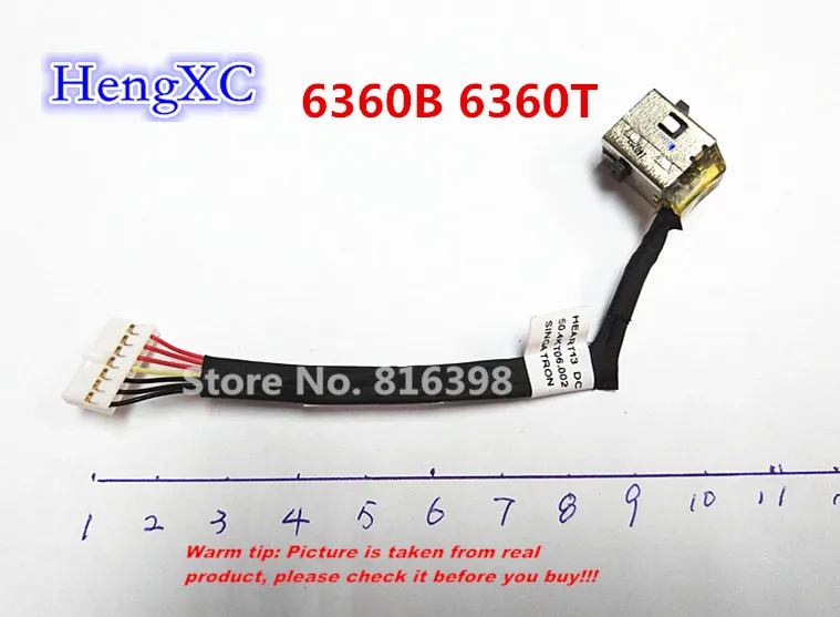 Новый кабель постоянного тока для HP 6360B 6360T DC jack 50.4KT06.002 in бесплатная доставка|dc in|dc