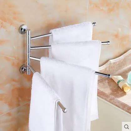Поворотный держатель для полотенец из нержавеющей стали 2-4 стержня |