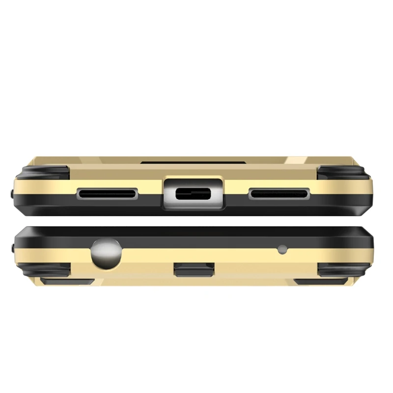 UPaitou Case For Huawei Honor 6A Hybrid TPU PC Iron Man Armor Shield for Stand Holder Back Cover |