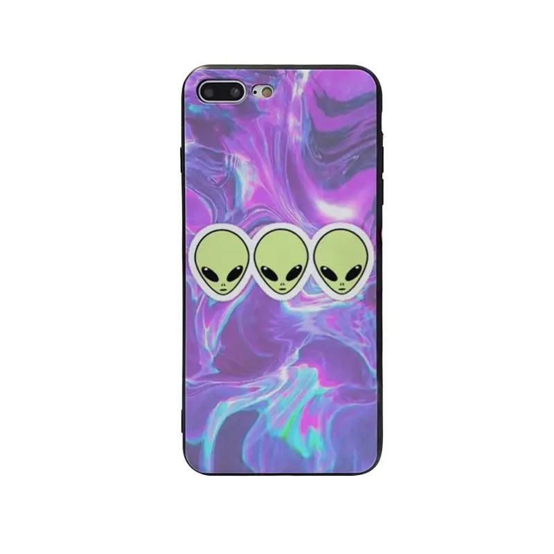 Babaite эстетика милый alien space печать рисунок чехол для телефона Apple iPhone 8 7 6 6S Plus X XS MAX 5