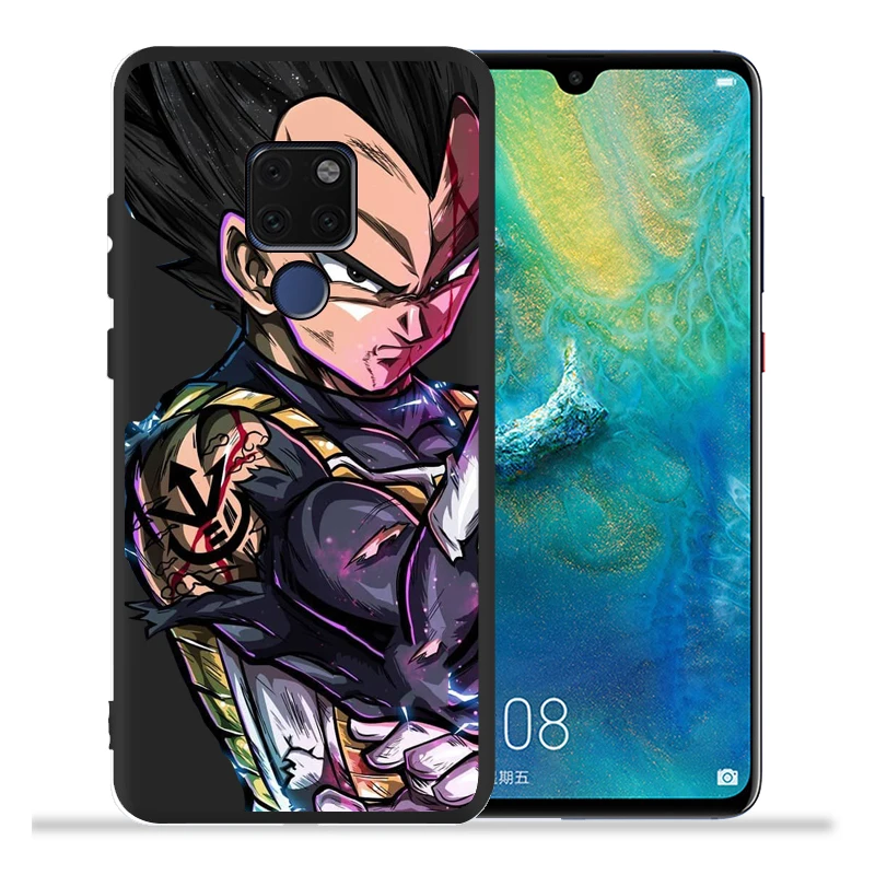 Dragon Ball Супер Саян Гоку Вегета Роскошный чехол для принципиально huawei коврики 20 Lite Pro 9 10 Nova3 Nova3i Etui - Цвет: 09