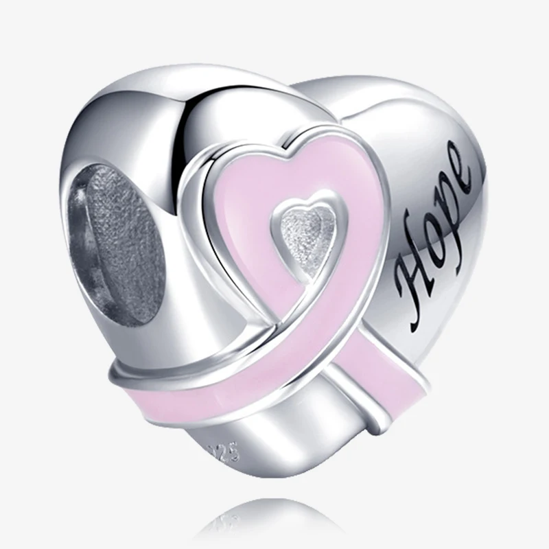StrollGirlJF9427-P Strollgirl Love коллекция 925 пробы серебряные подвески в форме сердца бусины подходят Pandora Подвески Серебро 925 браслет ювелирные изделия - Цвет: StrollGirlJF9427-P