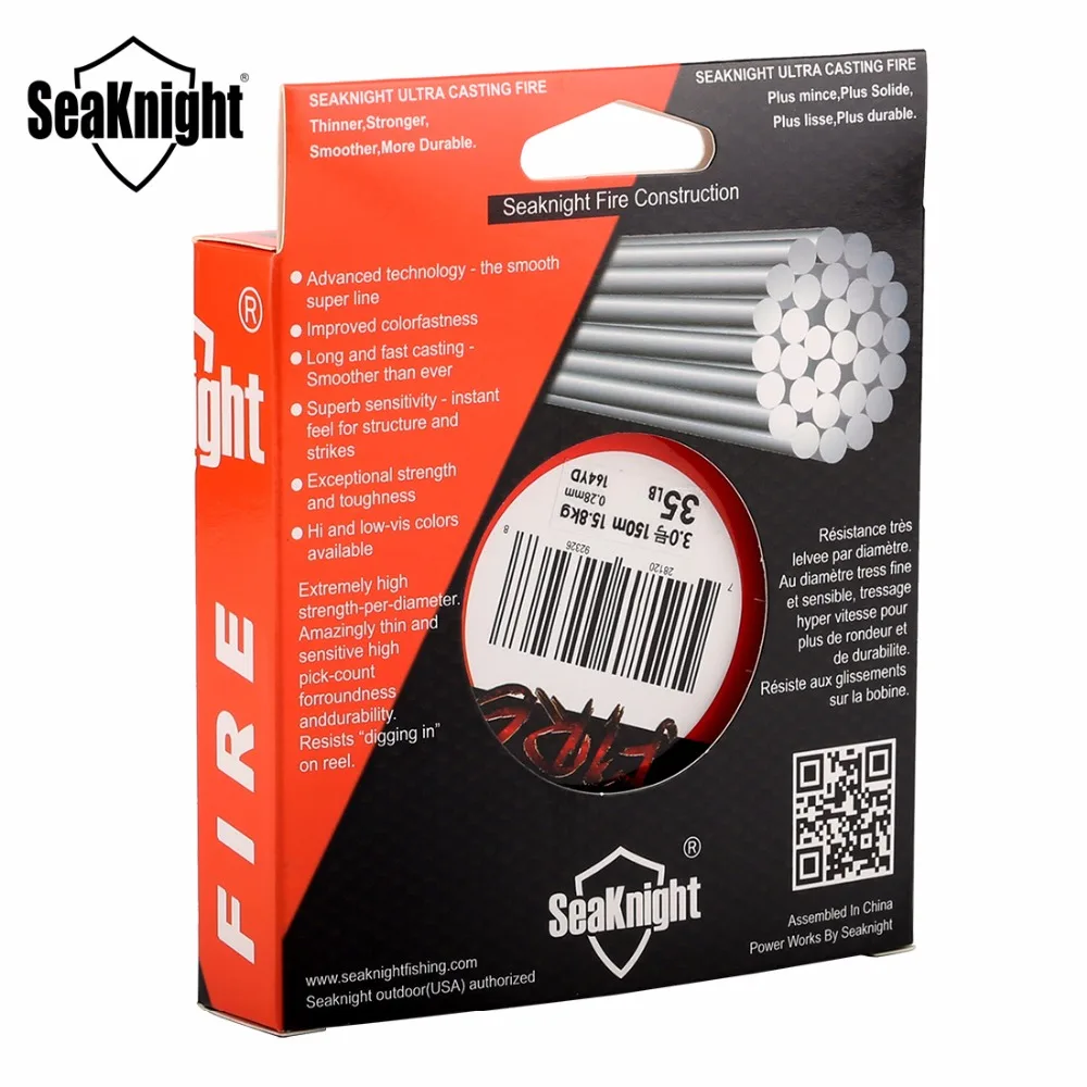 Леска рыболовная SeaKnight 150 м 6 40 фунтов|Рыболовные лески| |