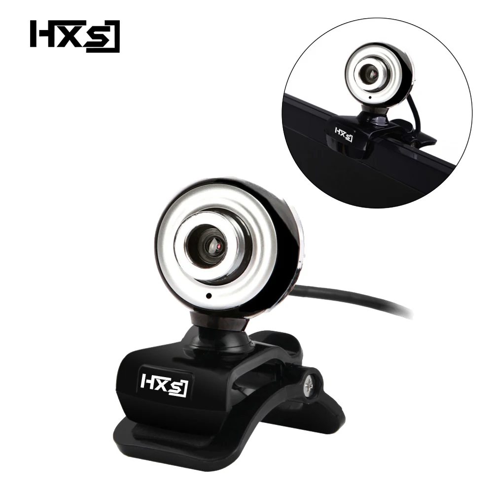 HXSJ USB веб камера HD 480P PC Камера с поглощения микрофон Микрофон для Skype Android ТВ