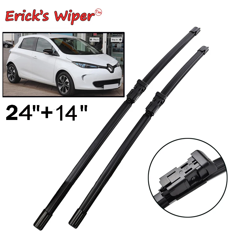 

Передние стеклоочистители Erick's Wiper LHD для Renault Zoe 2012 - 2017 лобовое стекло 24 ''+ 14''
