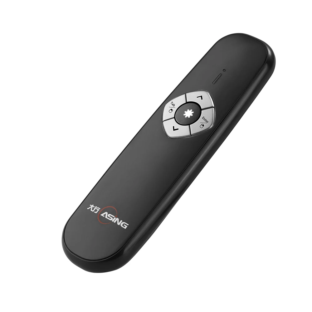 Presenter with air mouse function red laser presenter remote control folder wireless USB ppt power point demonstration |