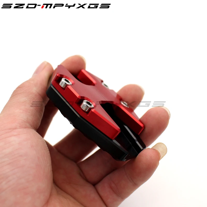 CNC алюминиевые аксессуары для мотоциклов боковые подставки подставка удлинитель опорная пластина Накладка для HONDA CB190R CBF190 CB190X CB 190R