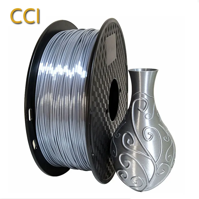 Filament Silky Shine 3d Pen Printing Materials Shiny Metal Metallic Like Feel Pla Cci