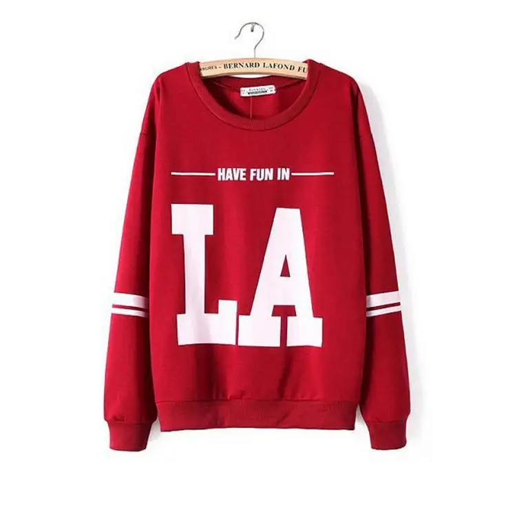 Cotton Hoodies Letters Diffferent Printed Pullovers Spring Women Sweatshirt Candy Color O Neck Long Sleeve Womens Lovely Hoody | Женская