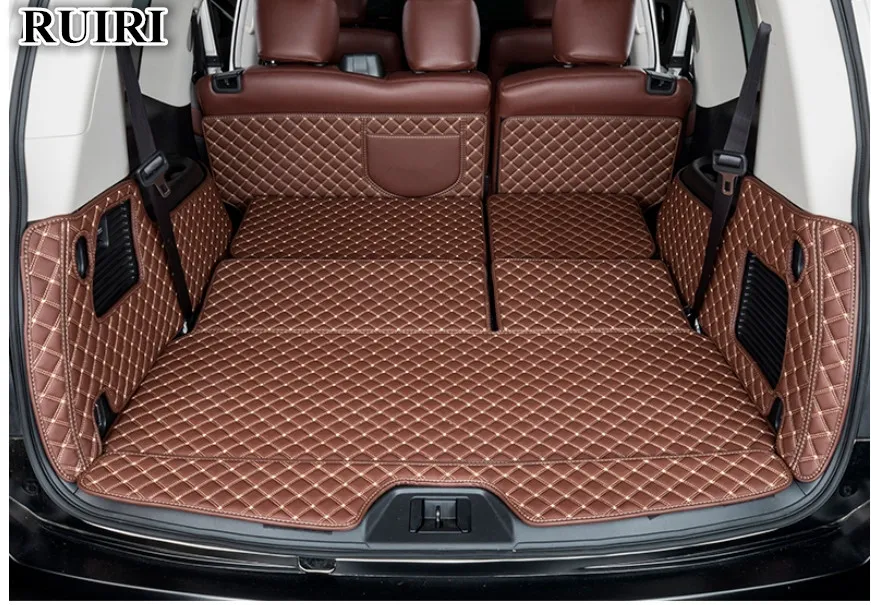 Высокое качество! Полный набор автомобильных ковриков для багажника Nissan Patrol y62 7
