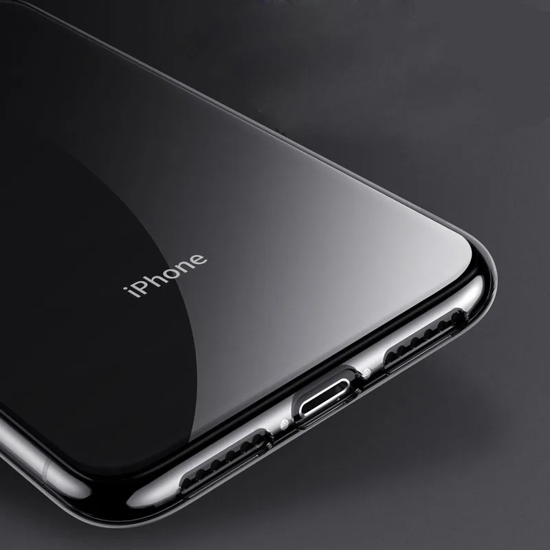 New TPU Transparent Soft Silica Mobile Phone Back Cover Protective Shell for iPhone 56 plus 7 8 x |