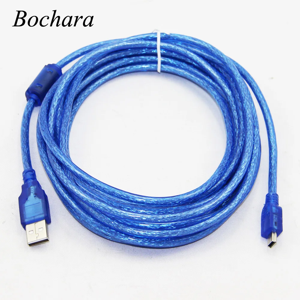 5 м 16 футов USB 2 0 Тип A папа мини 5P кабель м/м двойное экранирование (фольга +