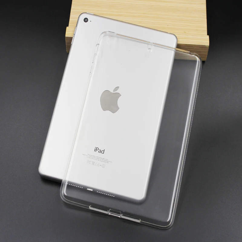 Ультра тонкий чехол для ТПУ iPad Pro Мягкий гель силиконовый прозрачный