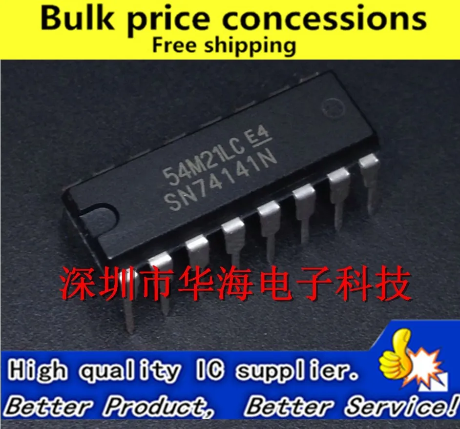 BGEKTOTH 100% оригинал 10 шт./лот SN74141N SN74141 74141 DIP16|Запасные части| |