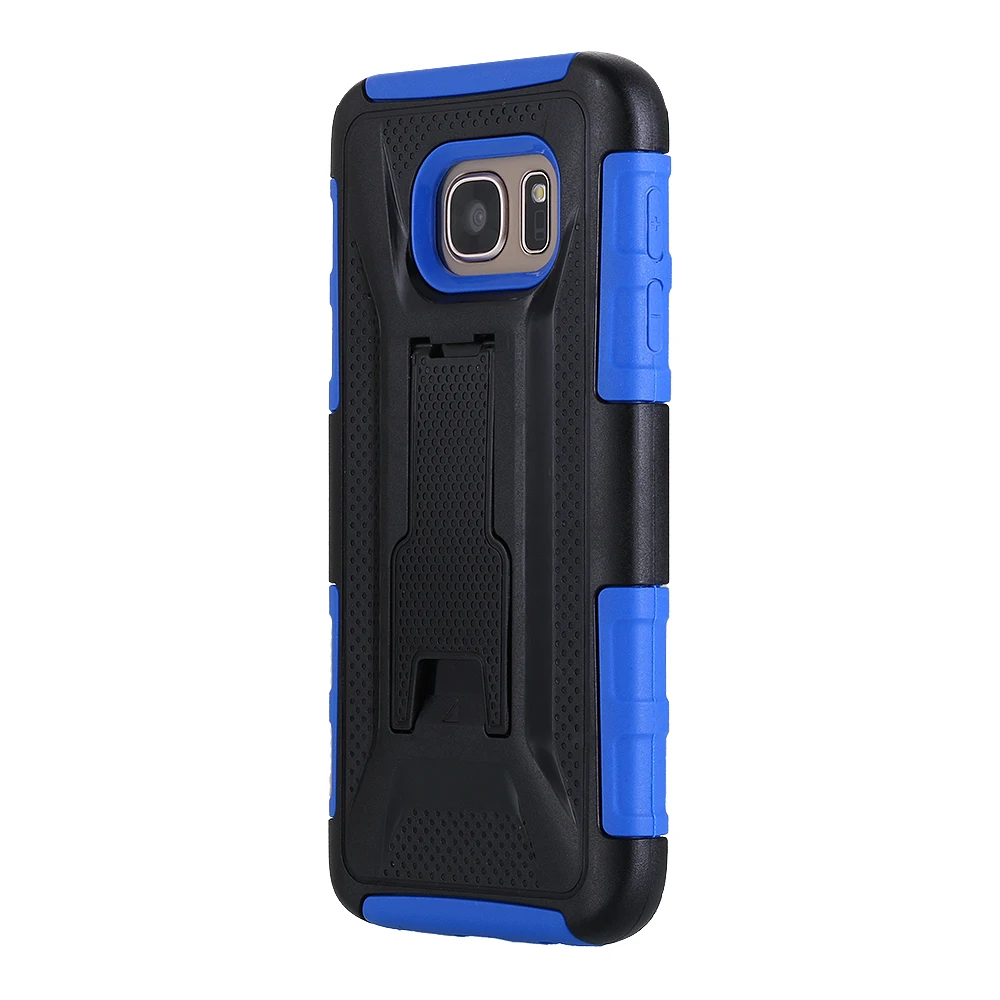 Военные Броня Kickstand чехол для Samsung Galaxy S7 гибридный телефон |
