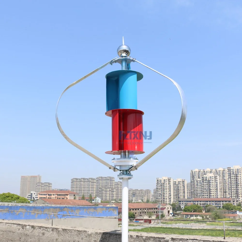 

New designed 100w 200w 300w MAGLEV wind generator 12v 24v 1.3m start up with no noise for streeatlights garden lighting