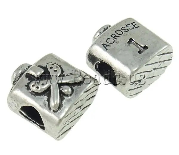 Free shipping!!!Zinc Alloy European Beads 2013 new fashion girl antique silver color plated without troll nickel | Украшения и