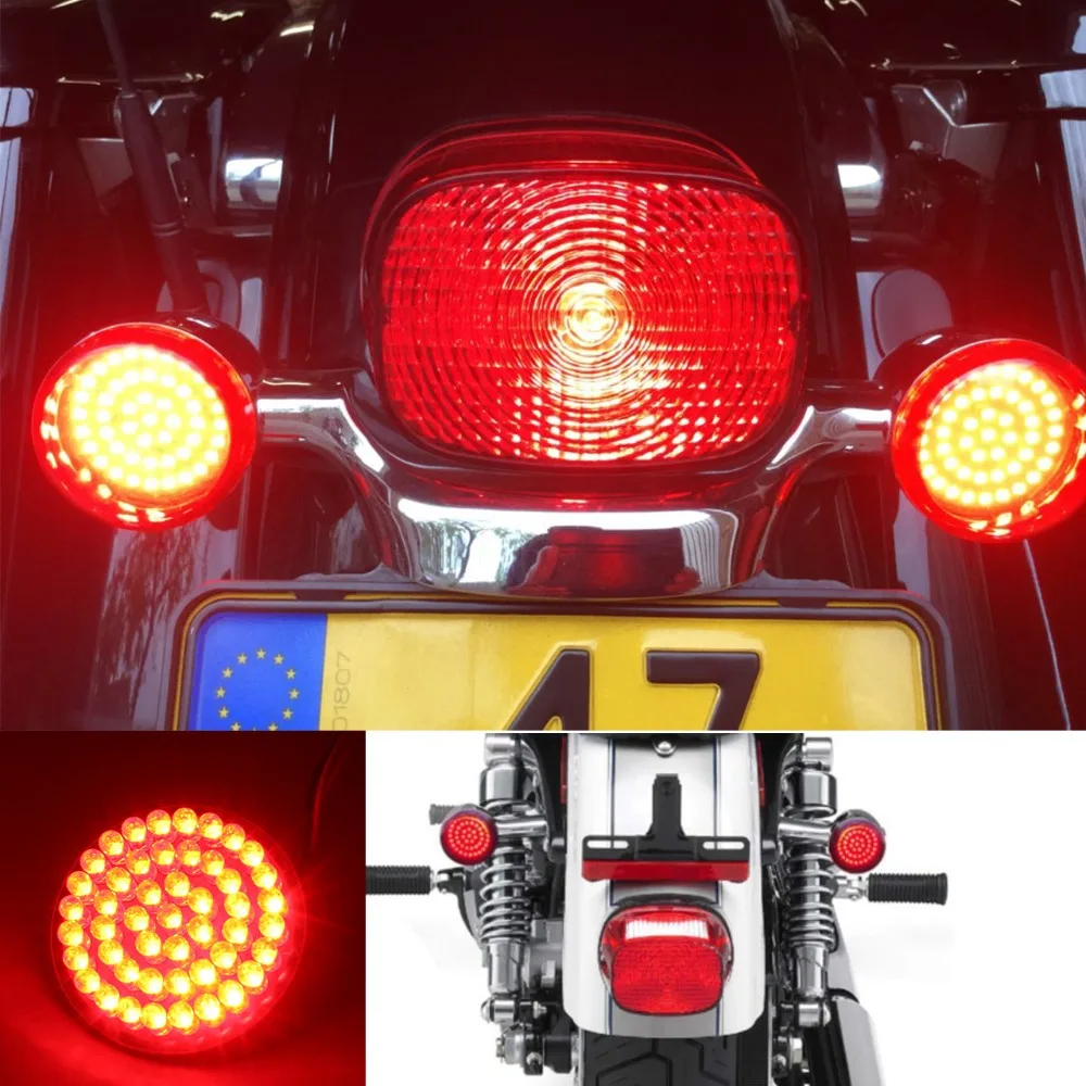 Комплект СВЕТОДИОДНЫХ указателей поворота для мотоцикла Harley 2 дюйма (передний
