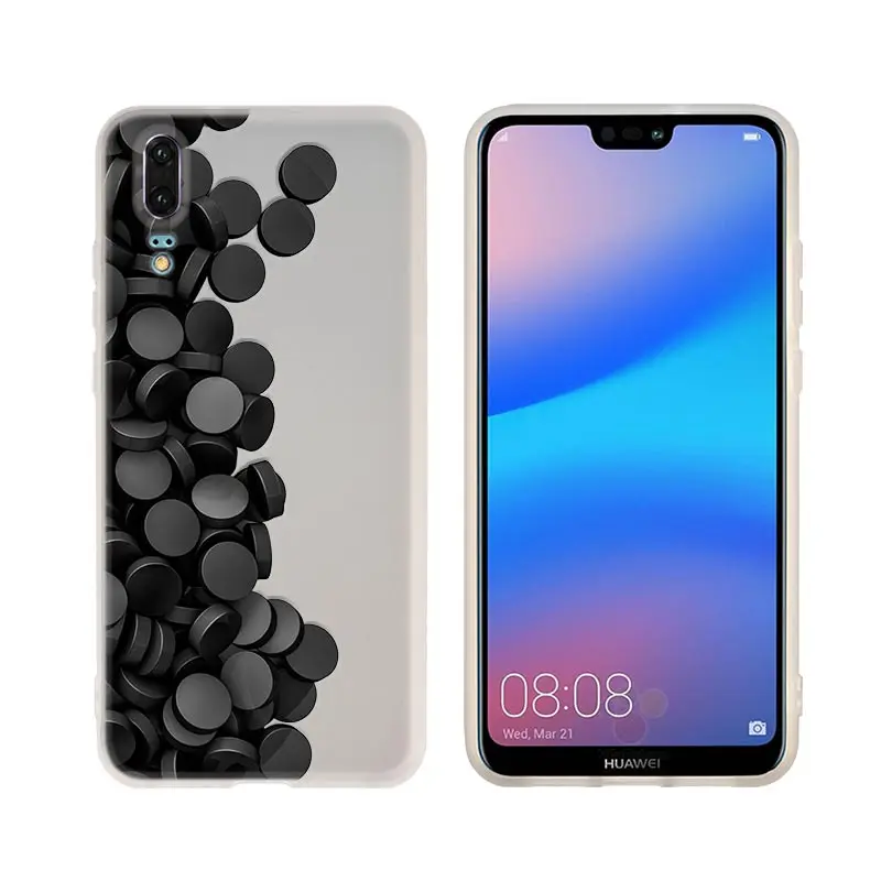 Чехол для телефона из ТПУ с воздушным хоккеем мягкие чехлы Huawei P40 P30 P20 Pro P10 P9 Lite