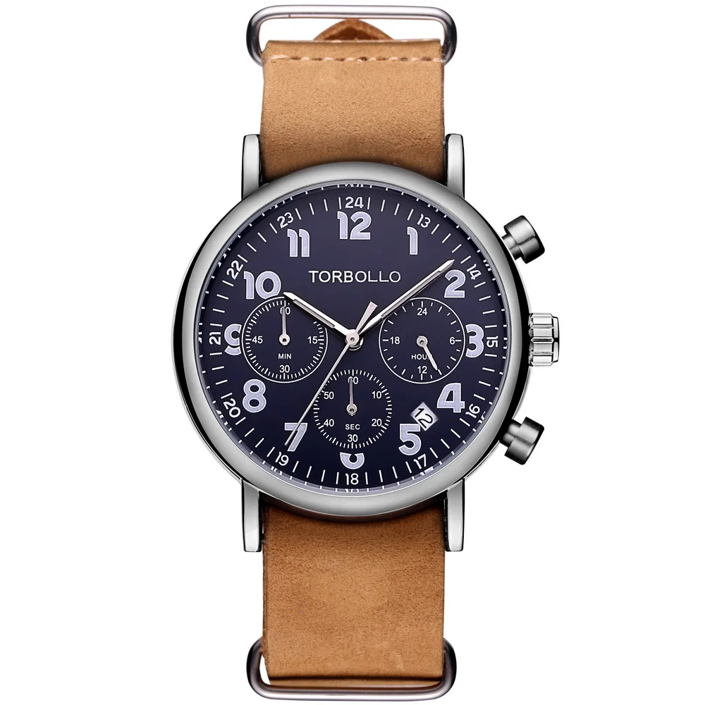 Классические Оригинальные мужские часы s черные с хронографом наручные