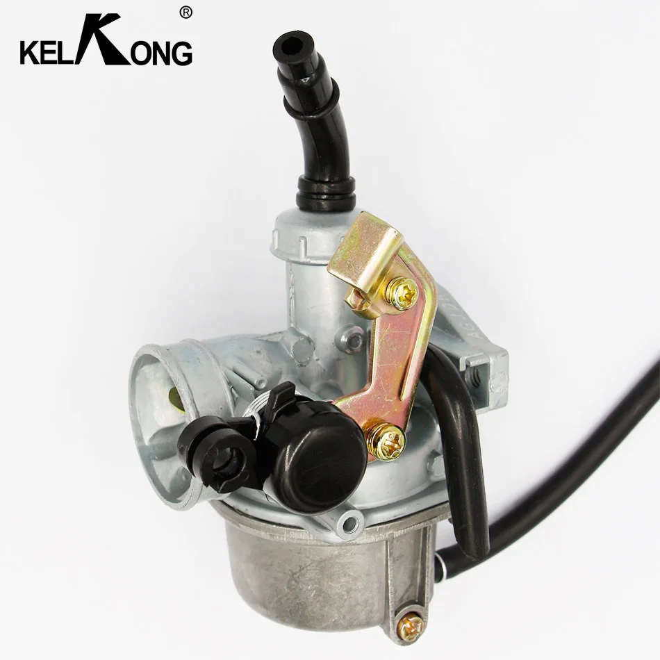 Серебристый KELKONG OEM 19 мм PZ19 МОТОЦИКЛ КАРБЮРАТОР автоматический 50cc 70cc 90cc 110cc atv 110cc грязь велосипед карбюратор дроссель Taotao карбюратор - Цвет: Серебристый