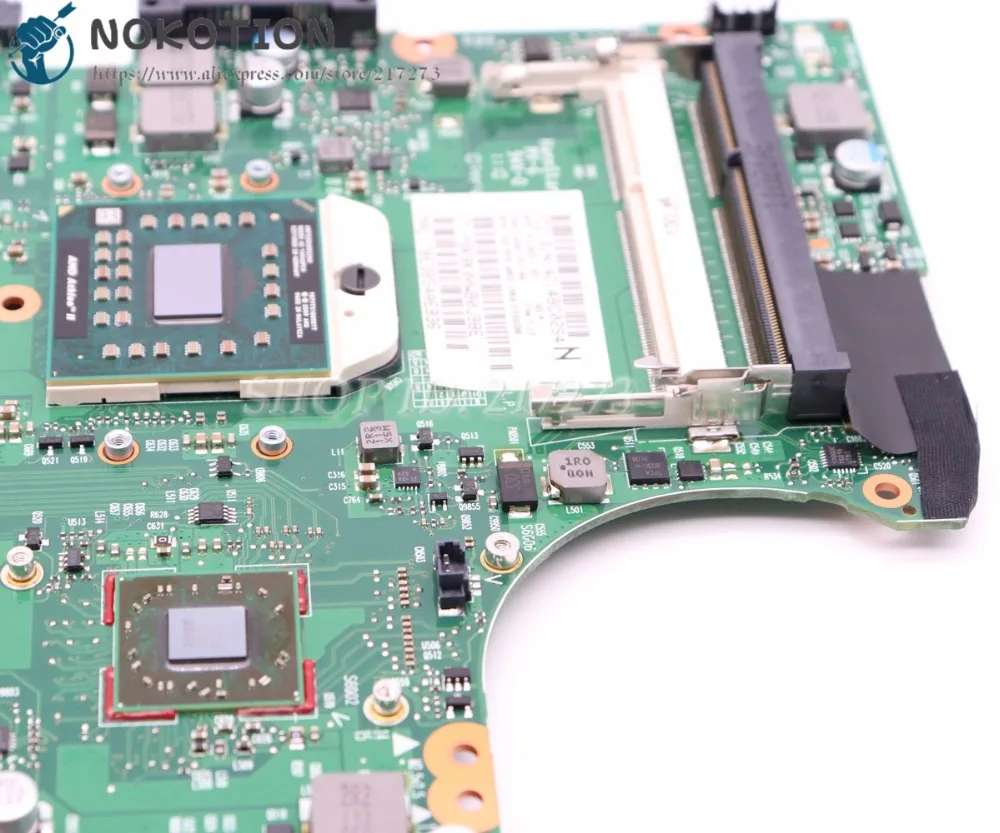 NOKOTION 611803-001 для Hp Compaq 625 325 CQ325 материнская плата для ноутбука RS880M DDR3 разъем s1 с бесплатным процессором