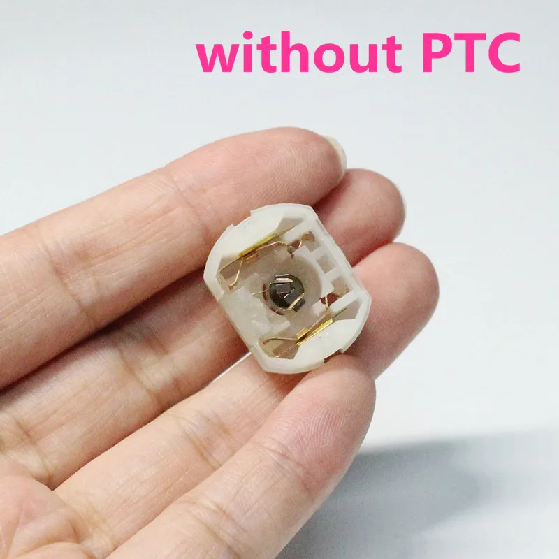 without PTC carbon brush holder rear bearing cover cap for Renault Scenic 3 Grand Stage 3 Laguna Clio mk3 door lock actuator motor - Название цвета: without PTC
